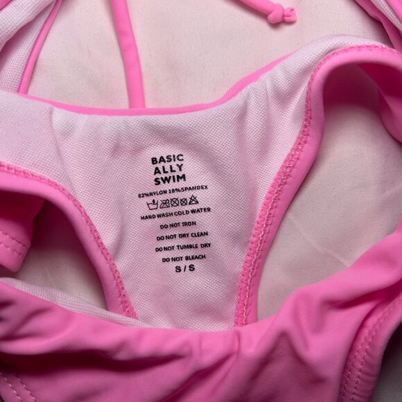 BoutineLA Pink Cut-Out One Piece - Picture 3 of 4